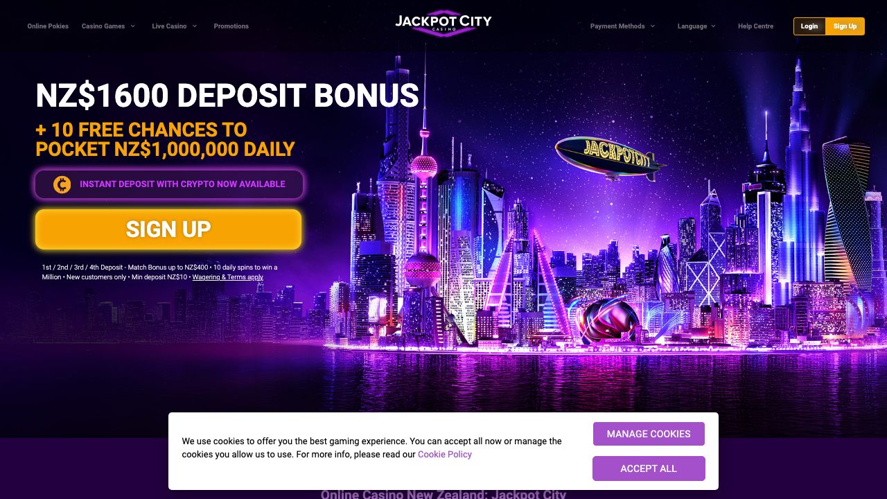 Jackpot City Casino screenshot